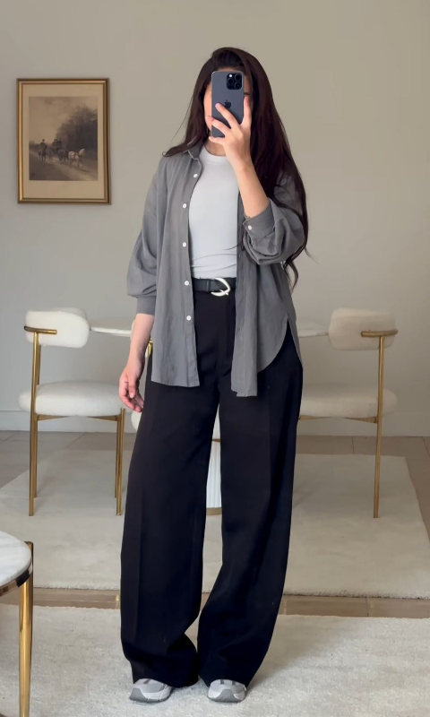 look-calça-pantalona-e-camisa-faculdade