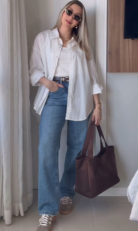 look-calça-reta-camisa-branca-look